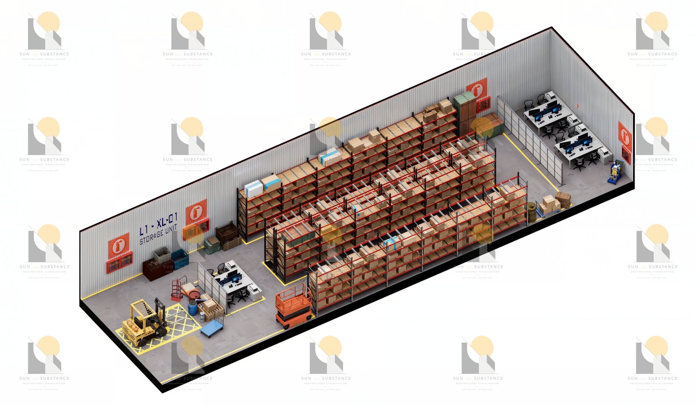 SUN SUBSTANCE Facility Schematics